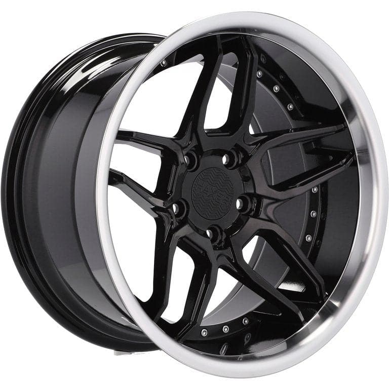 Alu kola pro BMW BK848 8.5x19 5x120 ET20 Silver & Polished Lip