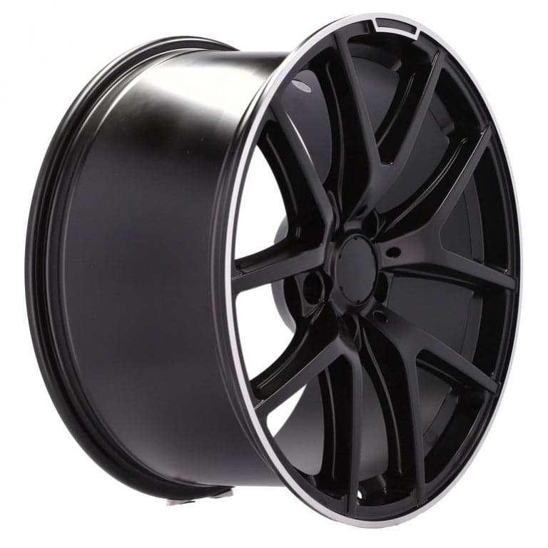 Alu kola pro Mercedes A8221 10x20 5x130 ET35 Black & Polished Lip