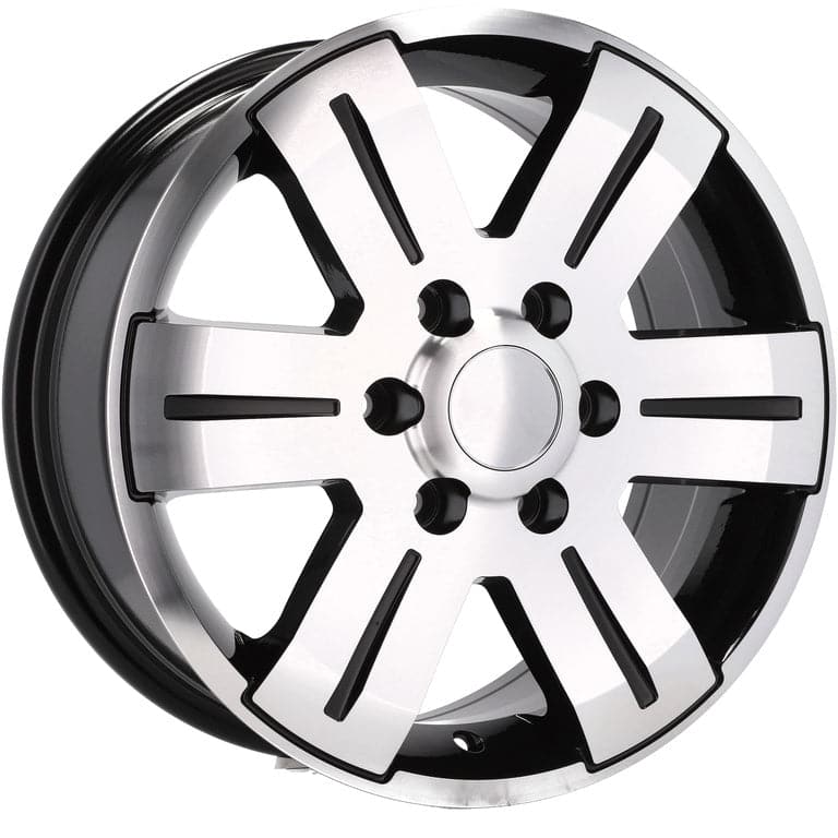 Alu kola pro Mercedes BK562 7x16 6x130 ET55 Black Polished