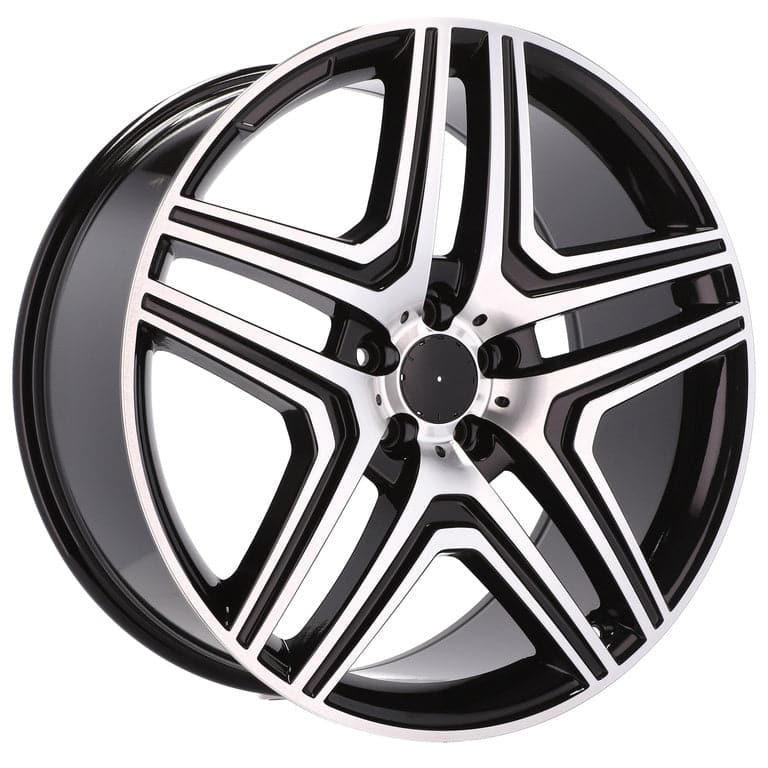 Alu kola pro Mercedes BK206 9.5x20 5x130 ET35 Black Polished