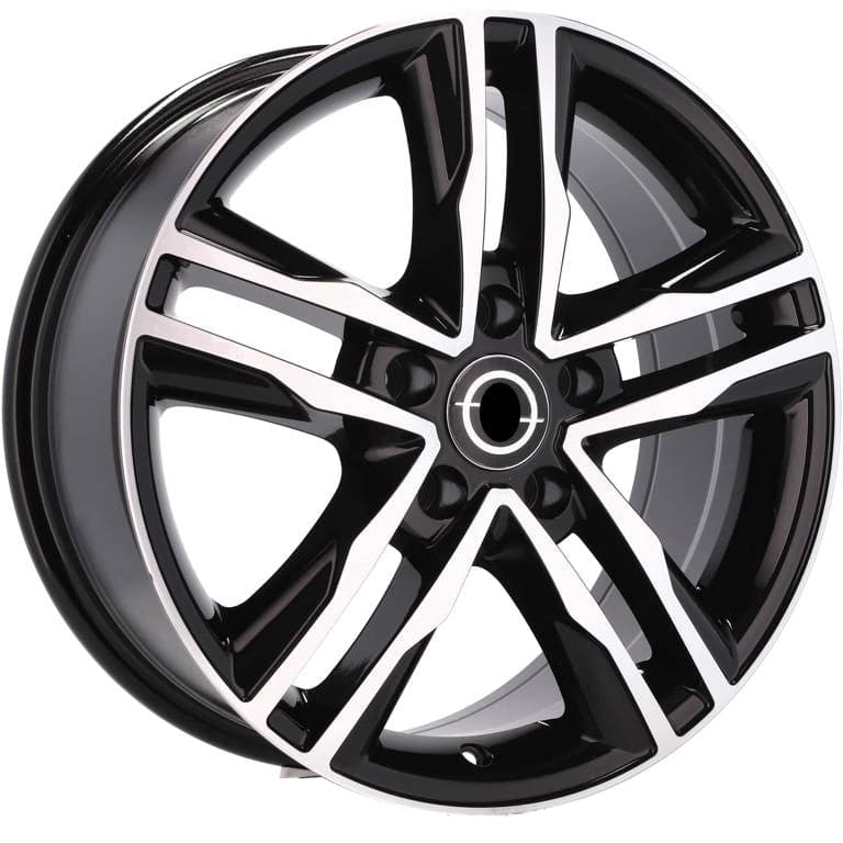 Alu kola pro Racing Line BK424 7.5x17 5x108 ET40 Black Polished