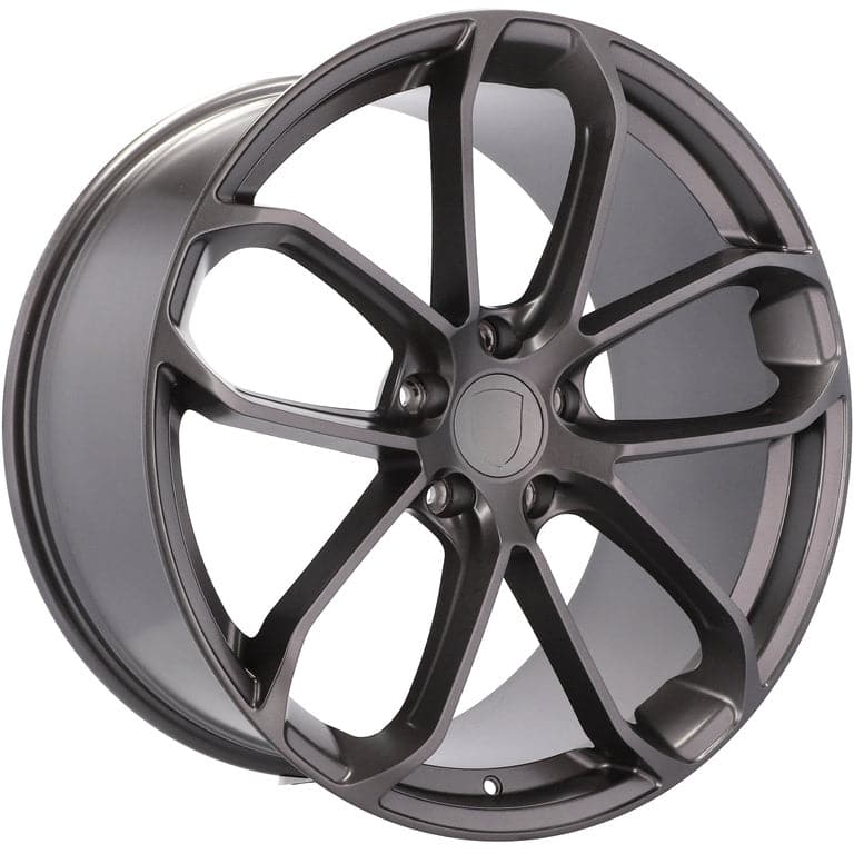 Alu kola pro Porsche H5084 11.5x22 5x130 ET61 Gun Metal Half Matt