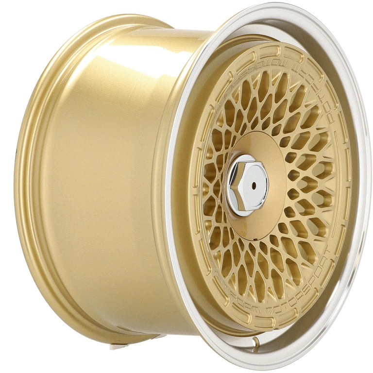 Alu kola Racing Line 1308B 8.5x18 5x112 ET30 72.6 Bronze & Polished Lip | Wheelsup.cz