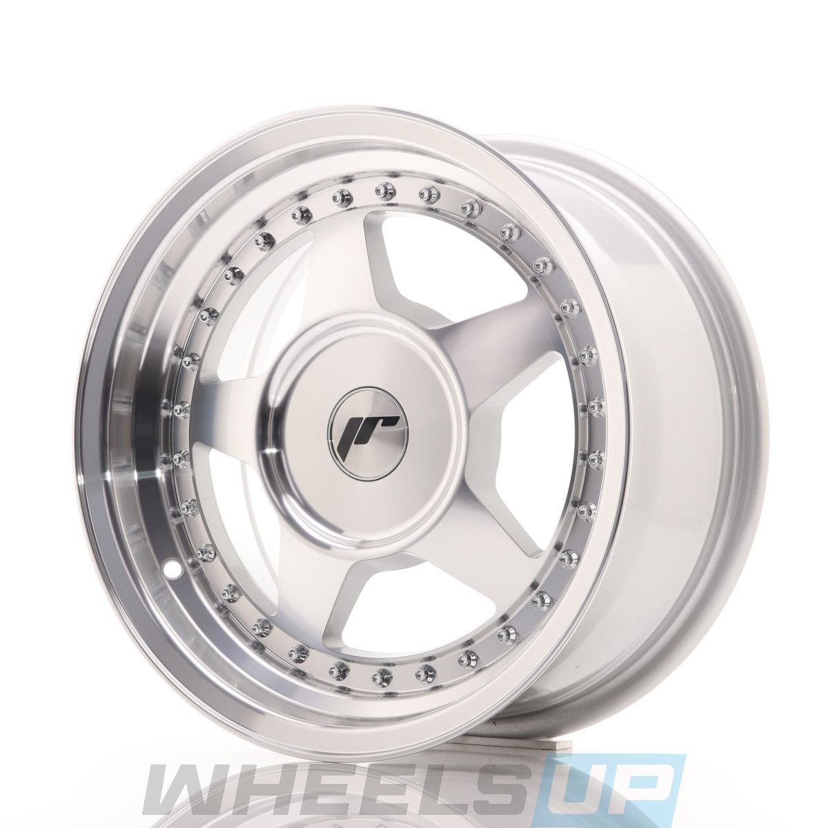 Alu kola Japan Racing JR6 15x8 ET25 4x100/108 Silver Machined Face WheelsUp