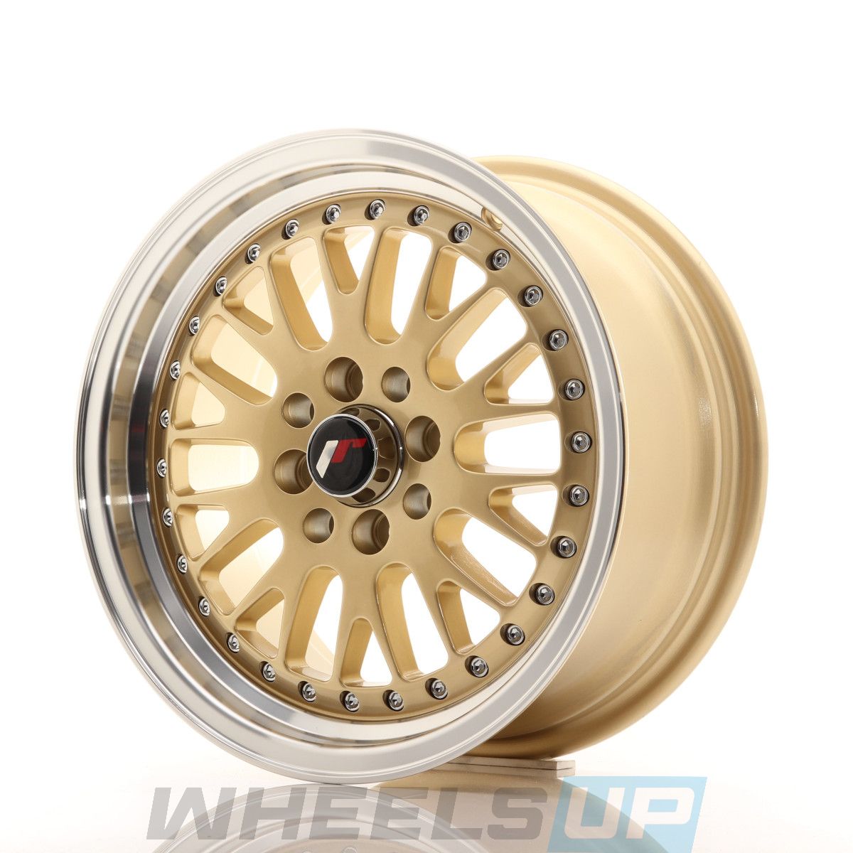 Alu kola Japan Racing JR10 16x8 ET20 4x100/108 Gold w/Machined Lip WheelsUp