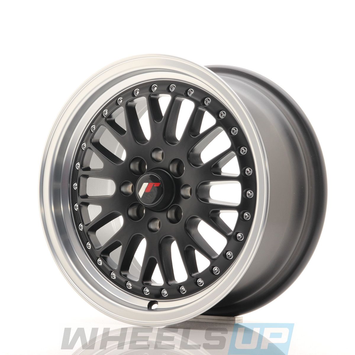 Alu kola Japan Racing JR10 16x8 ET20 4x100/108 Matt Black w/Machined Lip WheelsUp