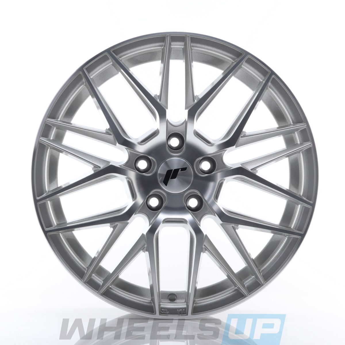 Alu kola Japan Racing JR28 17x7 ET40 5x114,3 Silver Machine Face WheelsUp