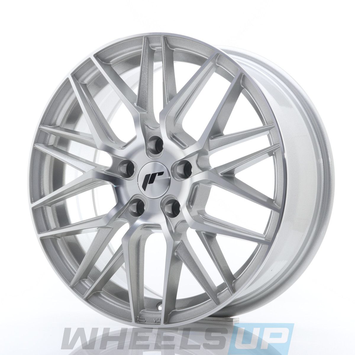 Alu kola Japan Racing JR28 17x7 ET40 5x114,3 Silver Machine Face WheelsUp