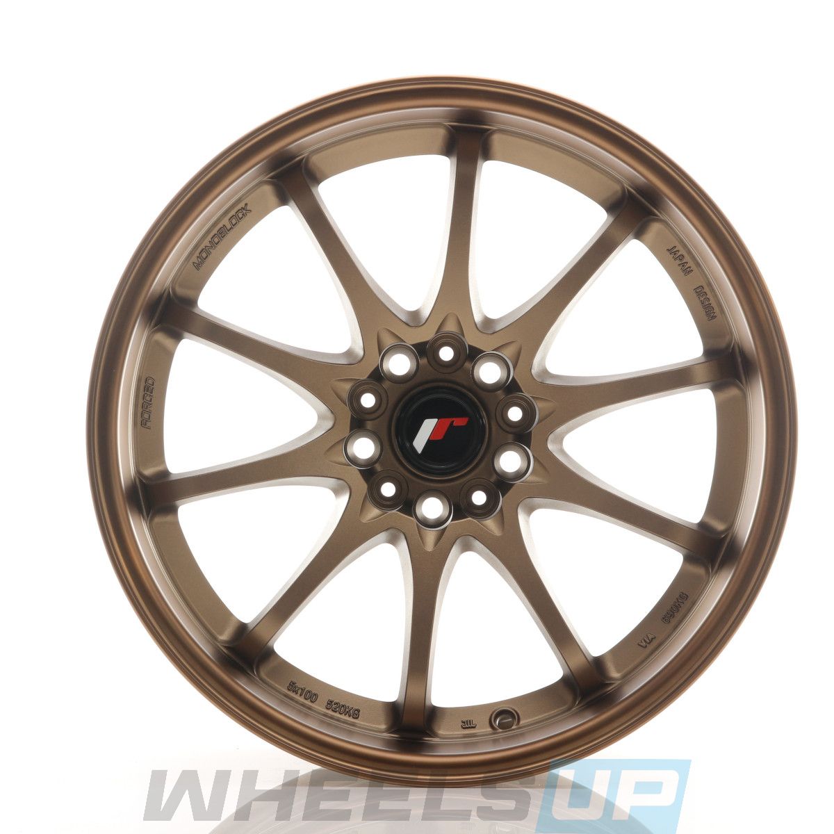 Alu kola Japan Racing JR5 19x10.5 ET12 5H BLANK Dark Anodized Bronze WheelsUp