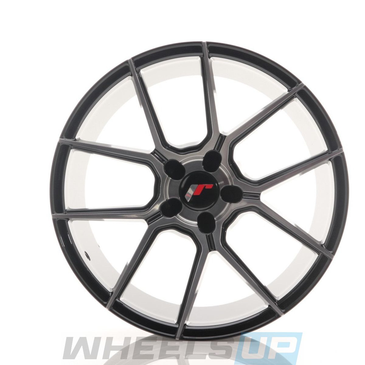 Alu kola Japan Racing JR30 19x8,5 ET20-42 5H BLANK Black Brushed w/Tinted Face WheelsUp