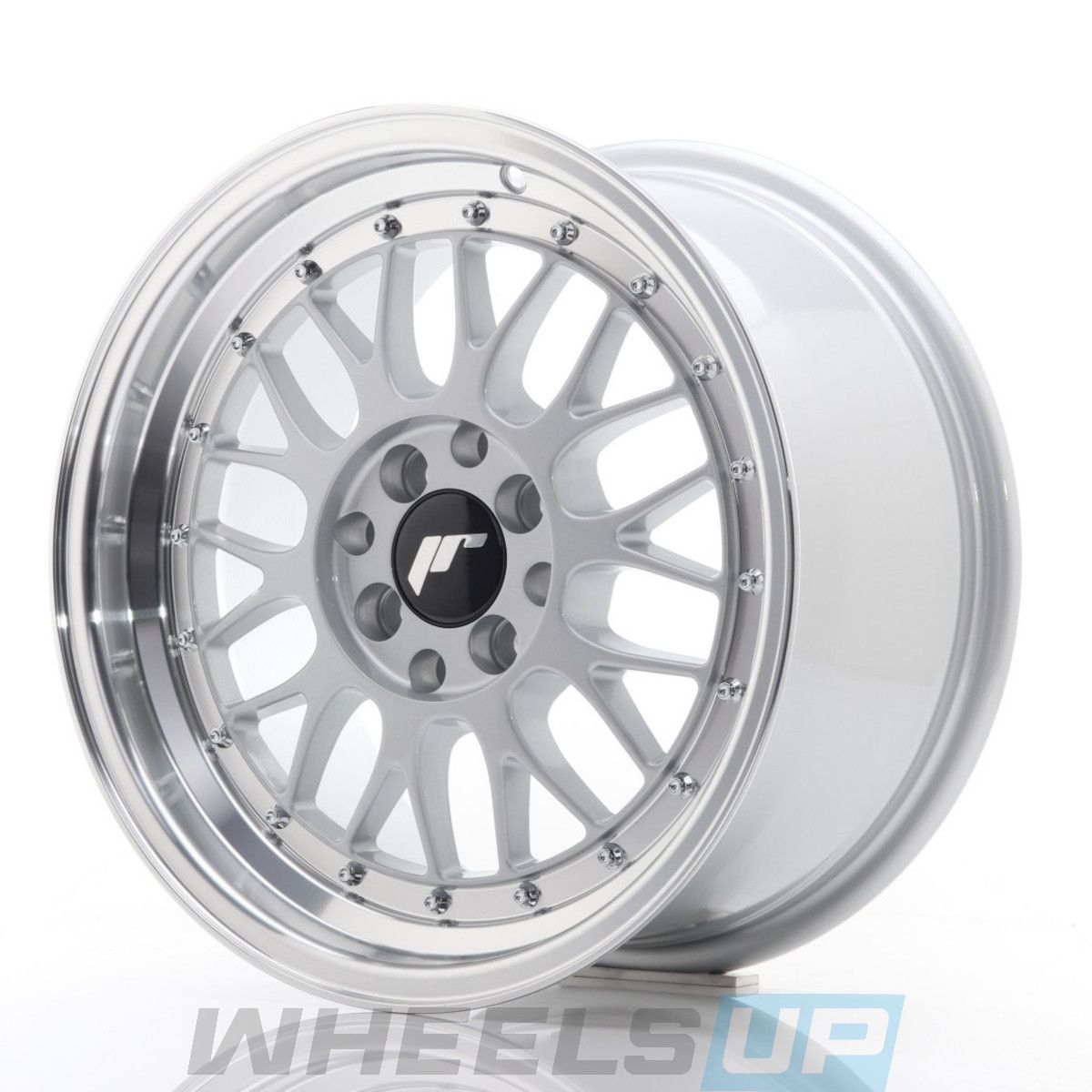 Alu kola Japan Racing JR23 17x8 ET35 4x100 Hyper Silver w/Machined Lip WheelsUp