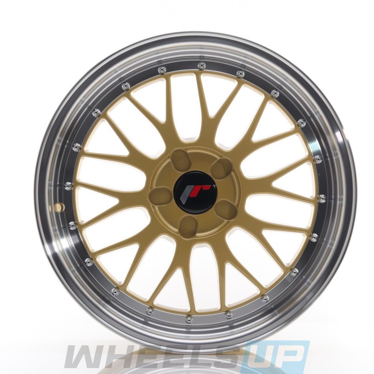 Alu kola Japan Racing JR23 16x7 ET20-45 BLANK Gold w/Machined Lip WheelsUp