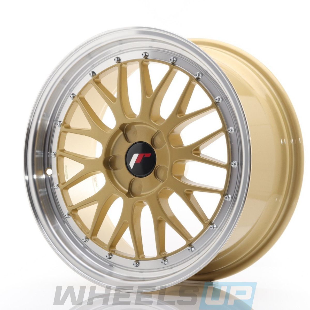 Alu kola Japan Racing JR23 16x7 ET20-45 BLANK Gold w/Machined Lip WheelsUp