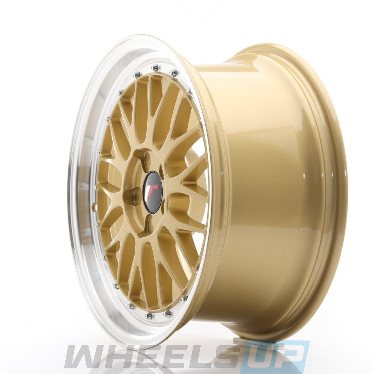 Alu kola Japan Racing JR23 16x7 ET20-45 BLANK Gold w/Machined Lip WheelsUp