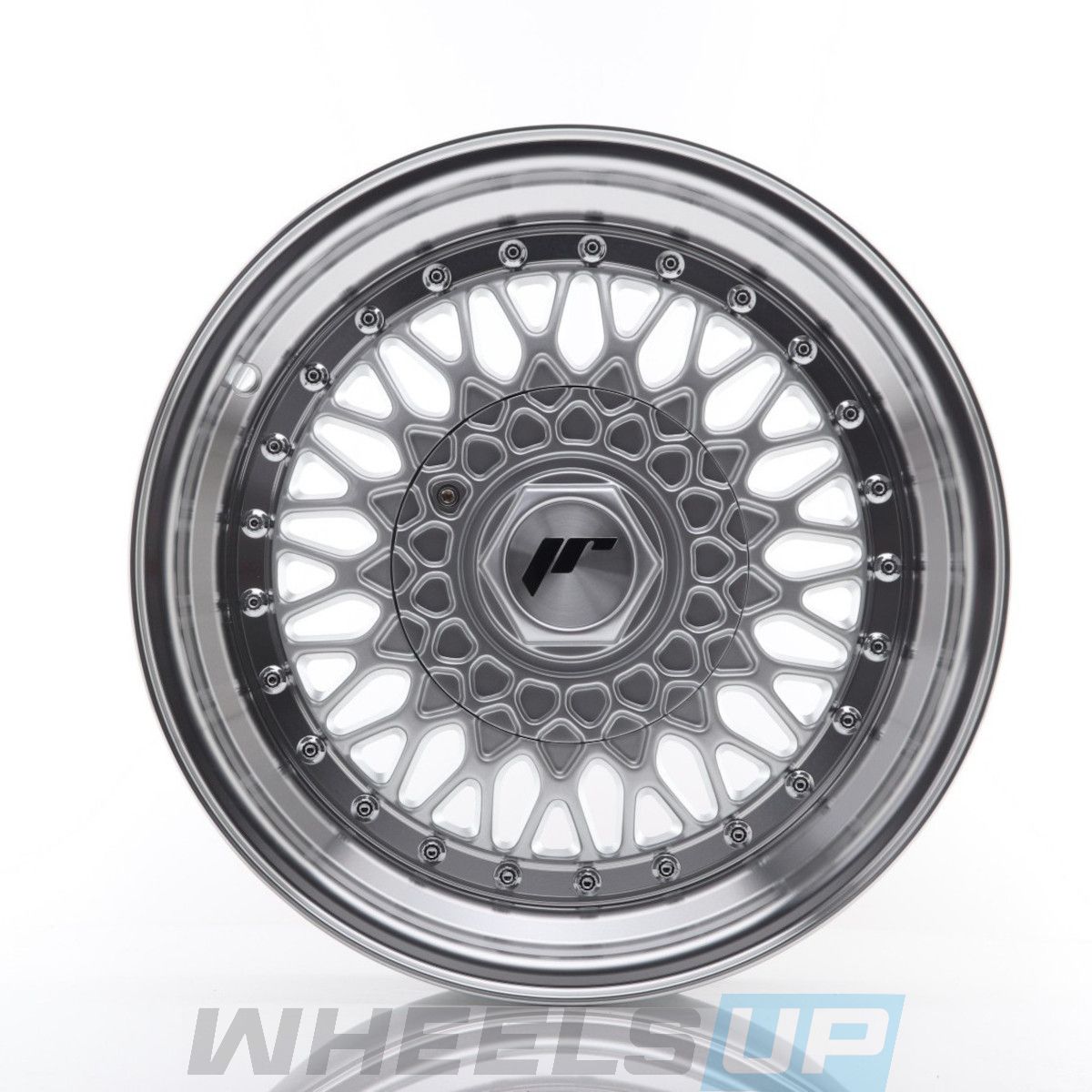 Alu kola Japan Racing JR9 17x10 ET20 5x112/120 Silver w/Machined Lip+Silver Rivets WheelsUp