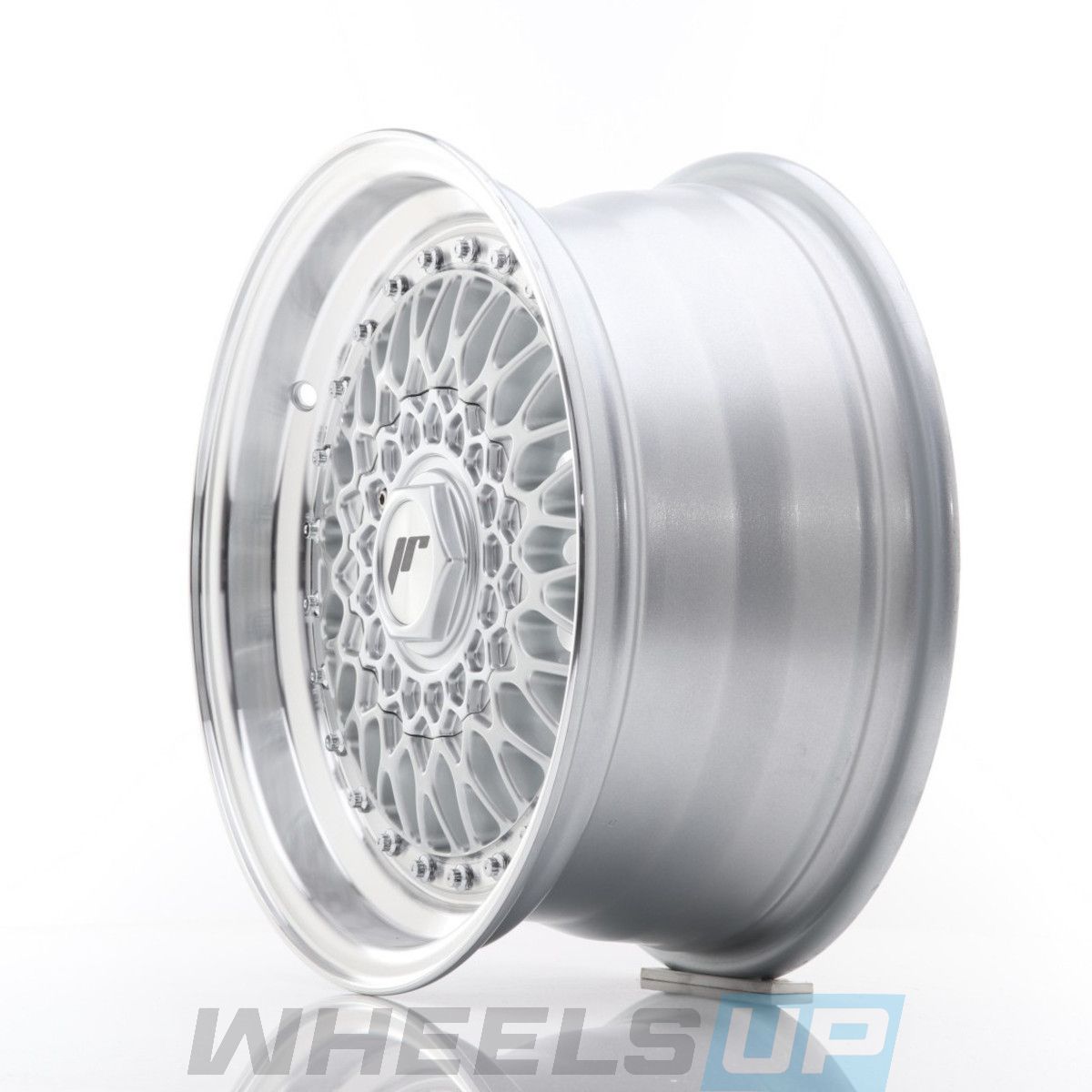 Alu kola Japan Racing JR9 17x10 ET20 5x112/120 Silver w/Machined Lip+Silver Rivets WheelsUp