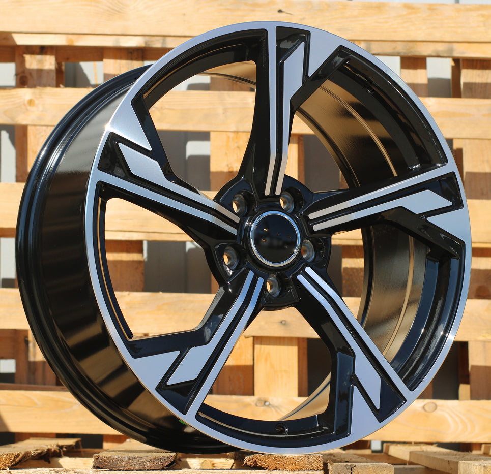 Alu kola pro Audi B5419 7.5x17 5x112 ET40 Black Polished