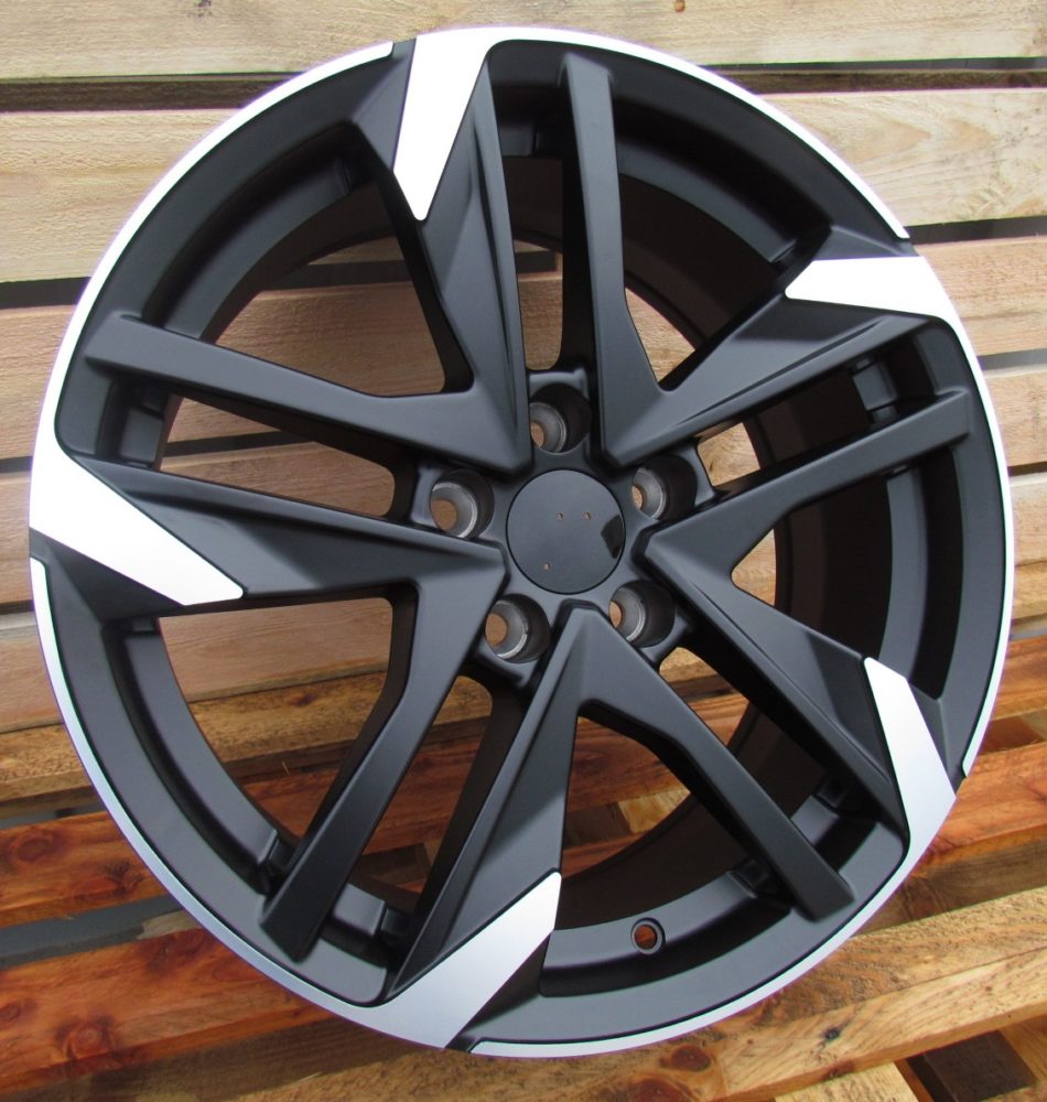 Alu kola pro Peugeot XE170 7x16 4x108 ET30 Black Polished