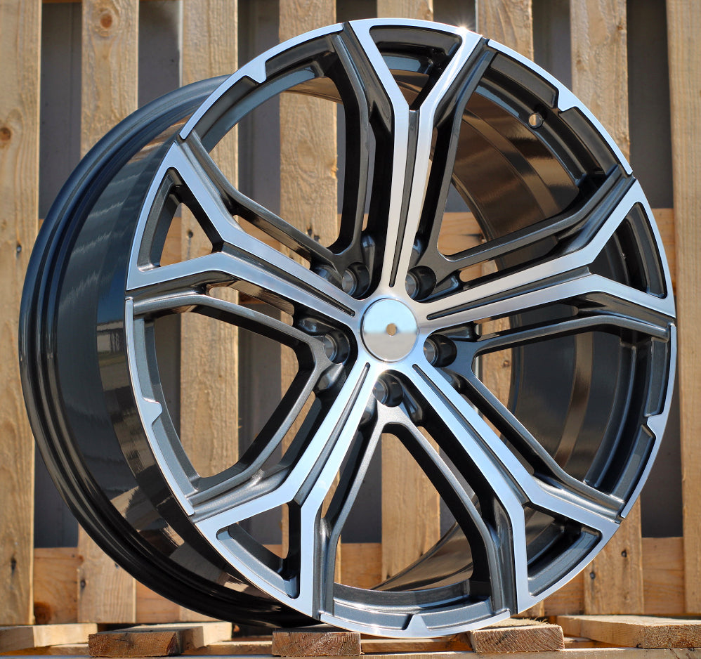 Alu kola pro Masserati BFMS3 10.5x21 5x114.3 ET42 67.1 Grey Polished