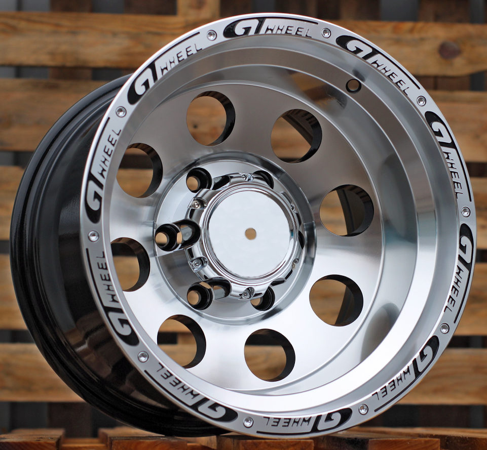 Alu kola pro Offroad BY531 10x16 6x139.7 ET-10 106.1 Black Polished