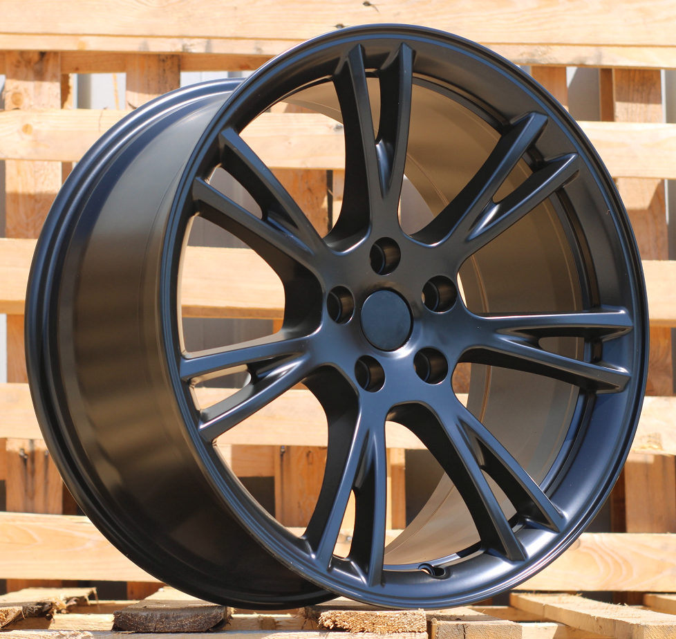 Alu kola pro Tesla D2049 9.5x19 5x114.3 ET45 Black Half Matt