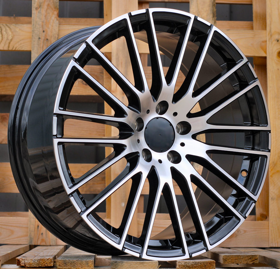 Alu kola pro Mercedes I0341 8.5x19 5x112 ET35.5 66.6 Black Polished