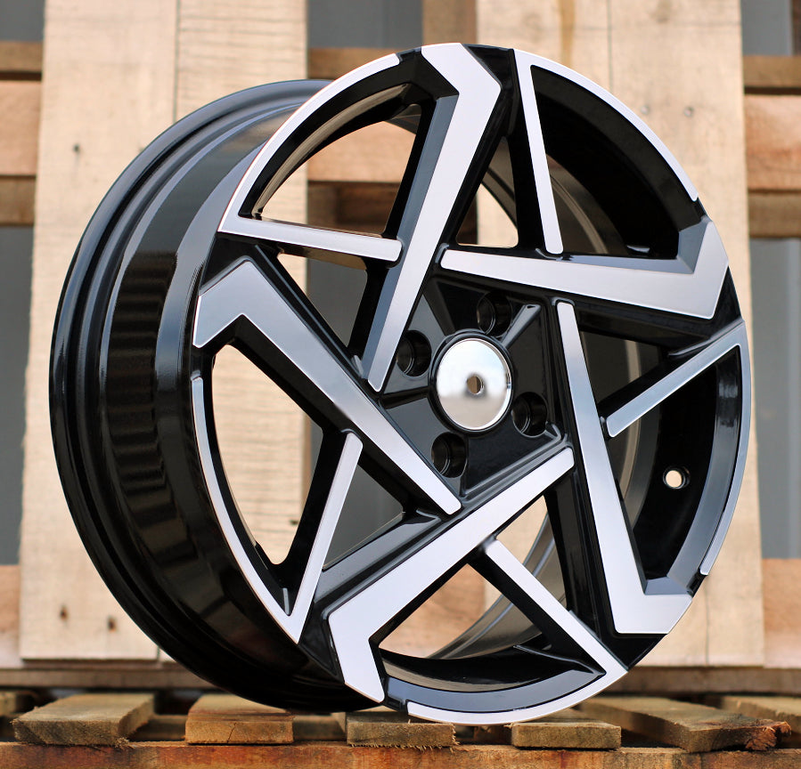 Alu kola pro Hyundai Y1237 6.5x16 4x100 ET45 Black Polished