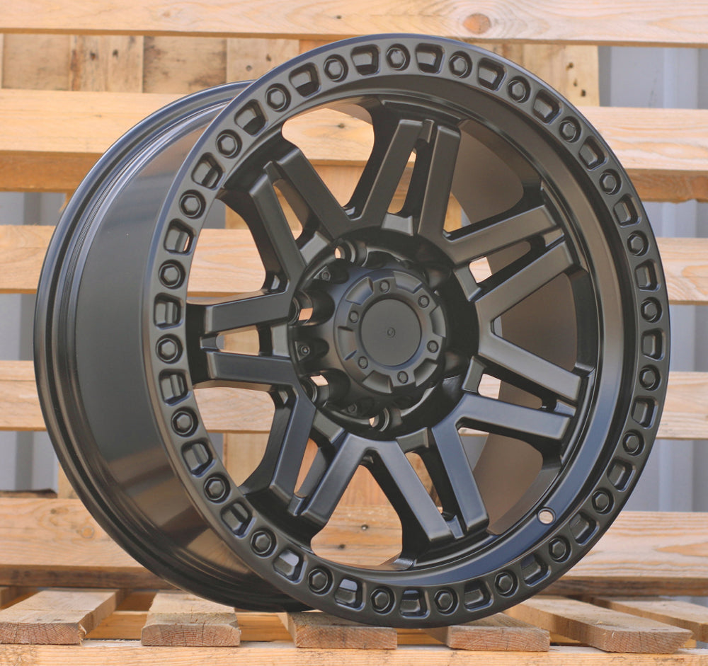 Alu kola pro Offroad FBX053 9x17 6x139.7 ET 110.1 Black Half Matt