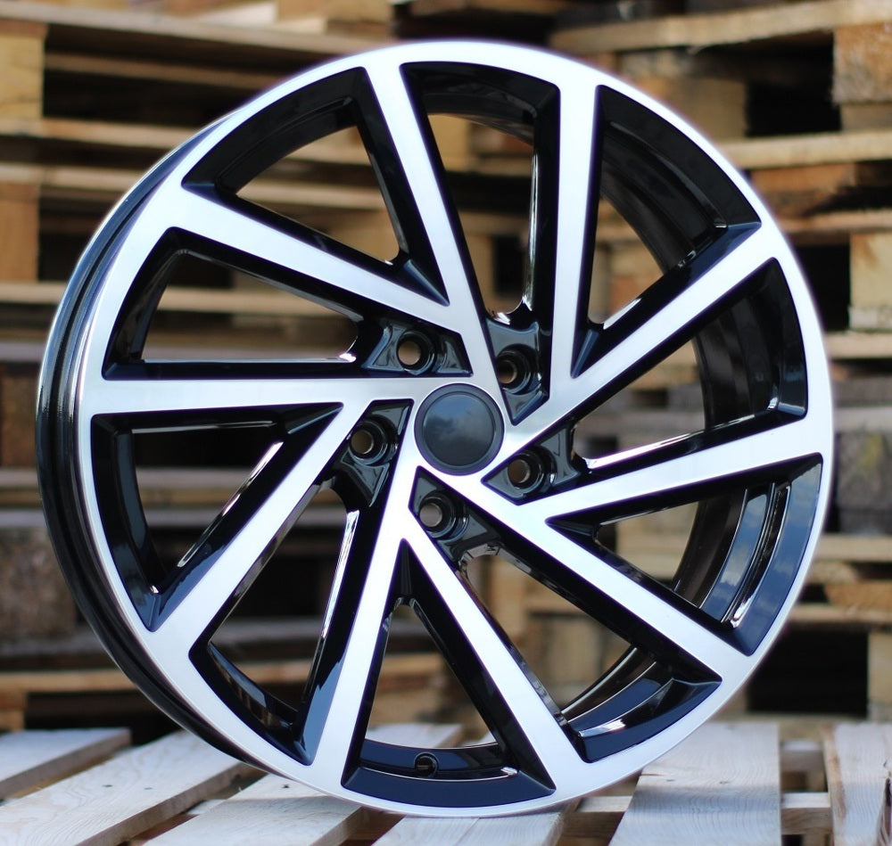 Alu kola pro Volkswagen B5329 6.5x16 5x112 ET45 Black Polished