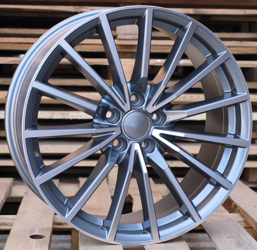 Alu kola pro Audi B5246 8x18 5x112 ET31 Grey Polished