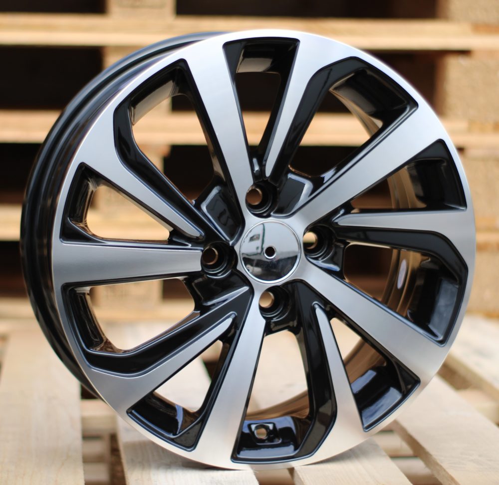 Alu kola pro Hyundai A423 6x14 4x100 ET40 Black Polished