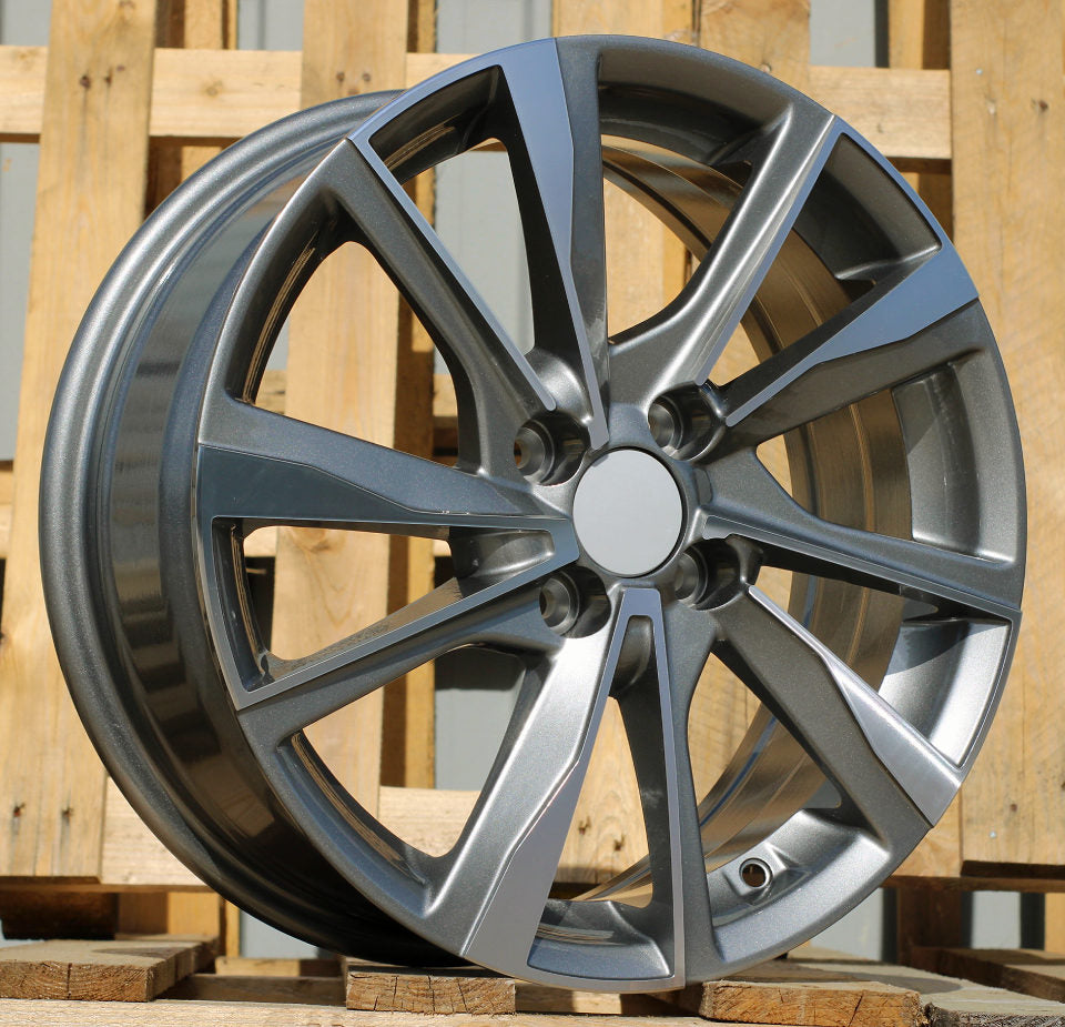 Alu kola pro Racing Line I5307 6.5x16 4x100 ET45 Grey Polished