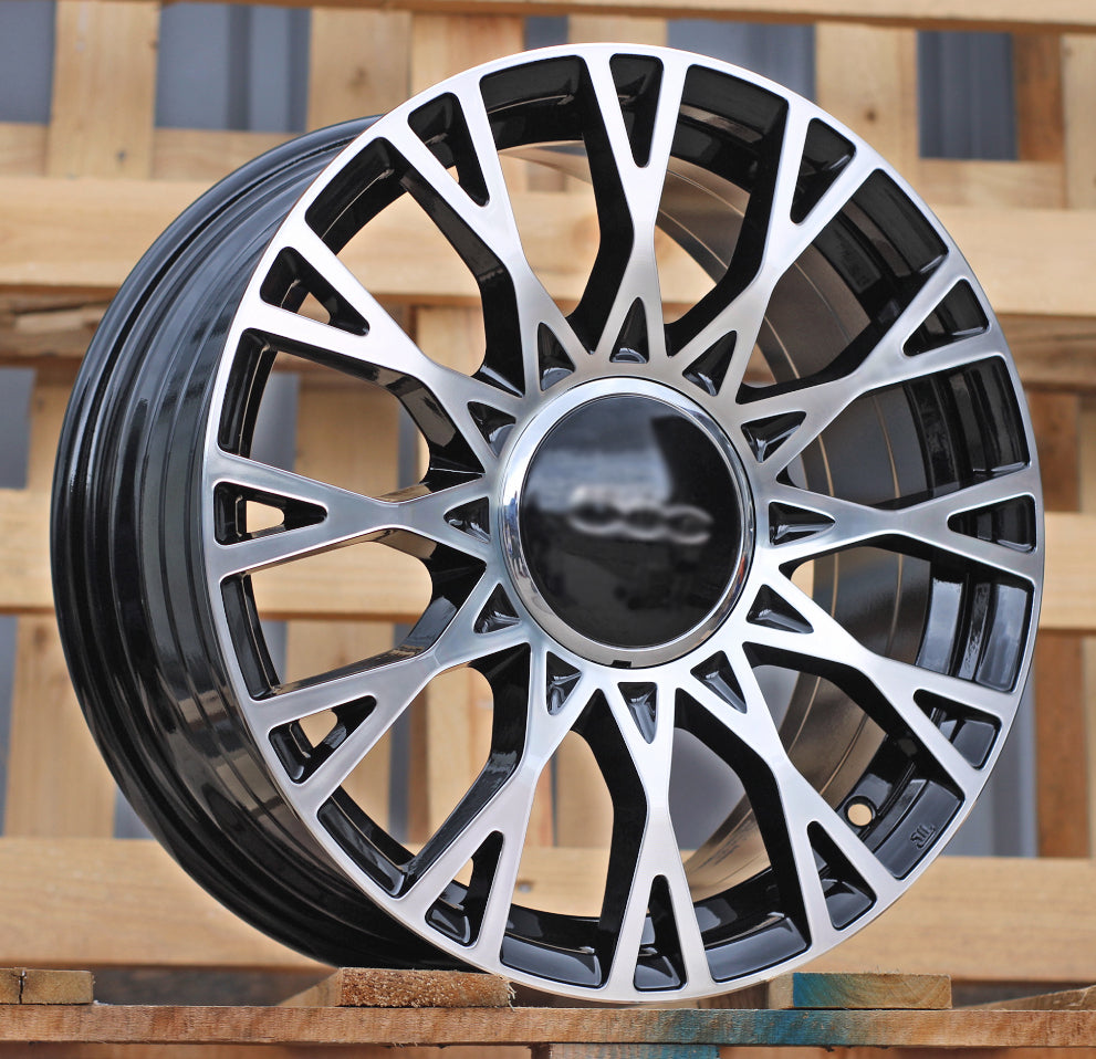 Alu kola pro Fiat Y1283 6.5x16 4x98 ET35 58.1 černá | Wheelsup.cz
