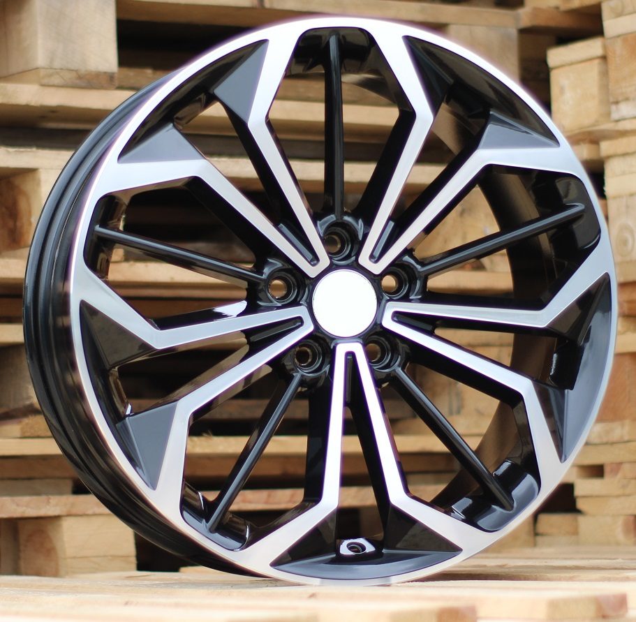 Alu kola pro Ford FE187 8x18 5x108 ET55 Black Polished