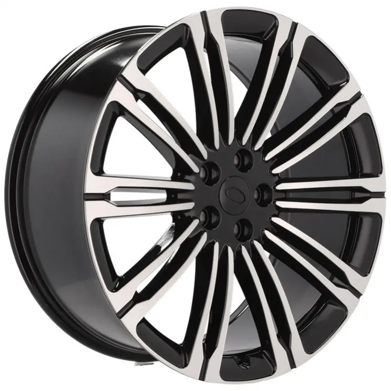 Alu kola pro Land Rover 3S1066 9.5x24 5x120 ET40 72.6 Black Polished | Wheelsup.cz