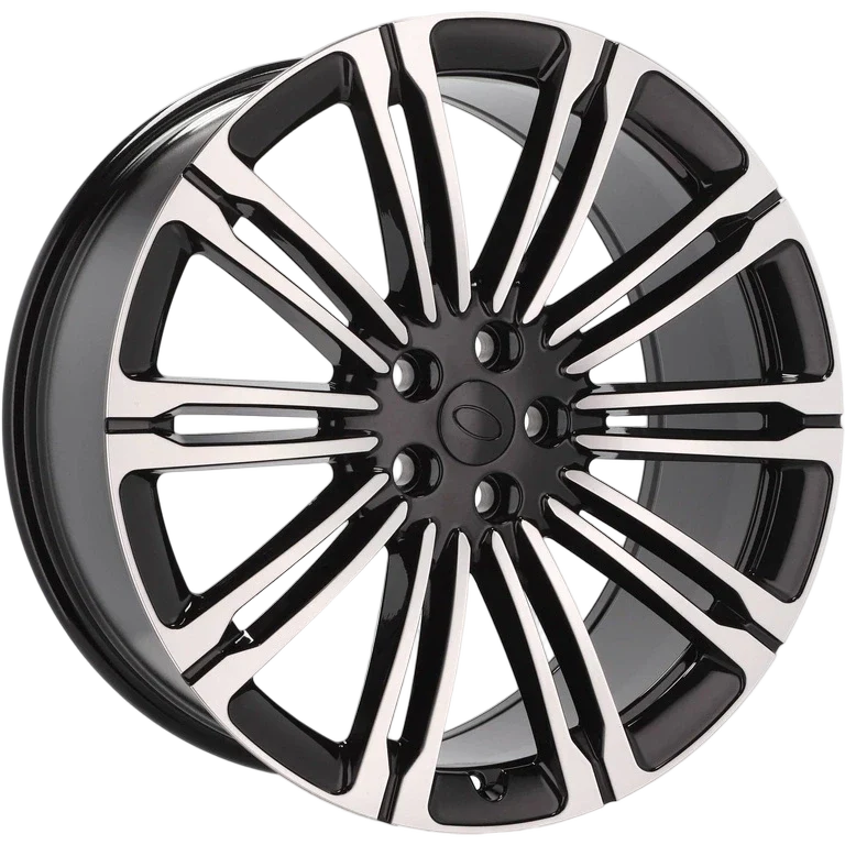 Alu kola pro Land Rover 3S1066 9.5x24 5x120 ET40 72.6 Black Polished | Wheelsup.cz