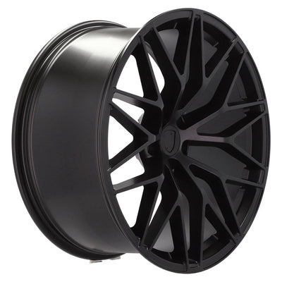Alu kola pro Porsche 3S1067 11.5x22 5x130 ET61 71.6 Black Half Matt | Wheelsup.cz