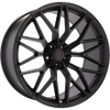 Alu kola pro Porsche 3S1067 10x20 5x112 ET19 66.6 Black Half Matt
