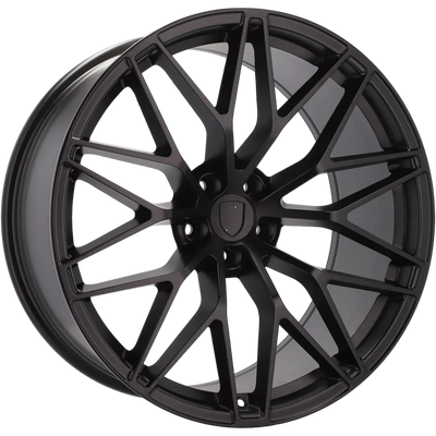 Alu kola pro Porsche 3S1067 9x20 5x130 ET50 71.6 Black Half Matt | Wheelsup.cz