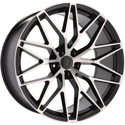 Alu kola pro Porsche 3S1067 9.5x21 5x130 ET46 71.6 Black Polished | Wheelsup.cz