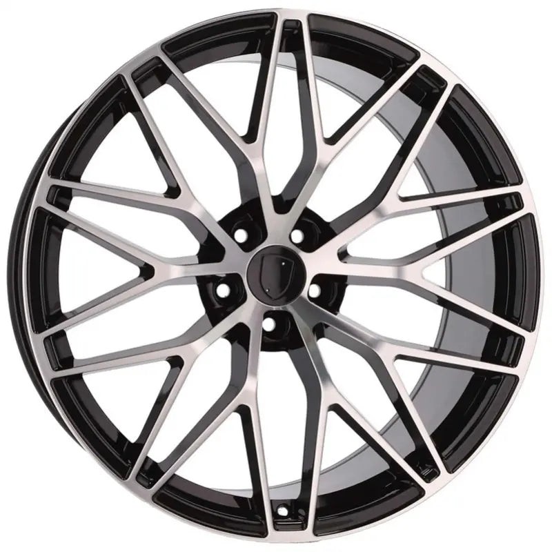 Alu kola pro Porsche 3S1067 10.5x20 5x130 ET64 71.6 Black Polished | Wheelsup.cz