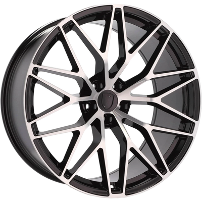 Alu kola pro Porsche 3S1067 9.5x21 5x130 ET46 71.6 Black Polished | Wheelsup.cz