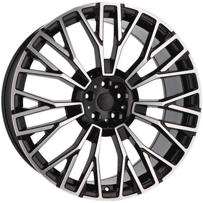 Alu kola pro BMW 3S1111 10.5x22 5x112 ET43 66.6 Black Polished | Wheelsup.cz