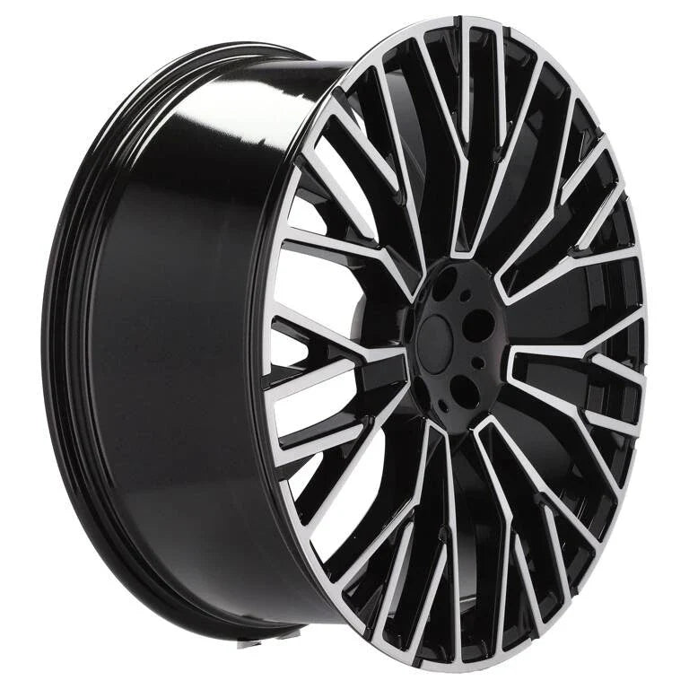 Alu kola pro BMW 3S1111 9.5x22 5x112 ET37 66.6 Black Polished | Wheelsup.cz