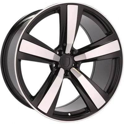 Alu kola pro Porsche 3S1239 10x21 5x112 ET19 66.6 Black Polished | Wheelsup.cz