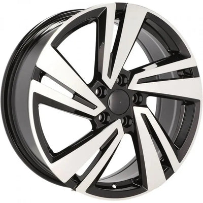 Alu kola pro Volkswagen 3S1282 7x18 5x100 ET39 57.1 Black Polished | Wheelsup.cz