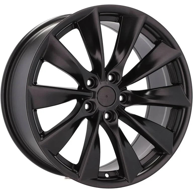 Alu kola pro Tesla 3S209 8.5x18 5x114.3 ET40 64.1 Black Half Matt | Wheelsup.cz