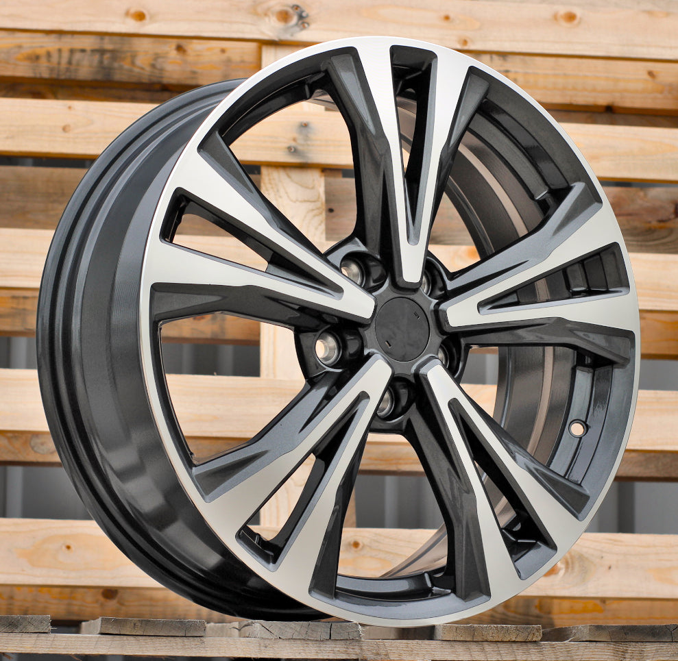 Alu kola pro Nissan A5832 7x18 5x114.3 ET45 66.1 Grey Polished