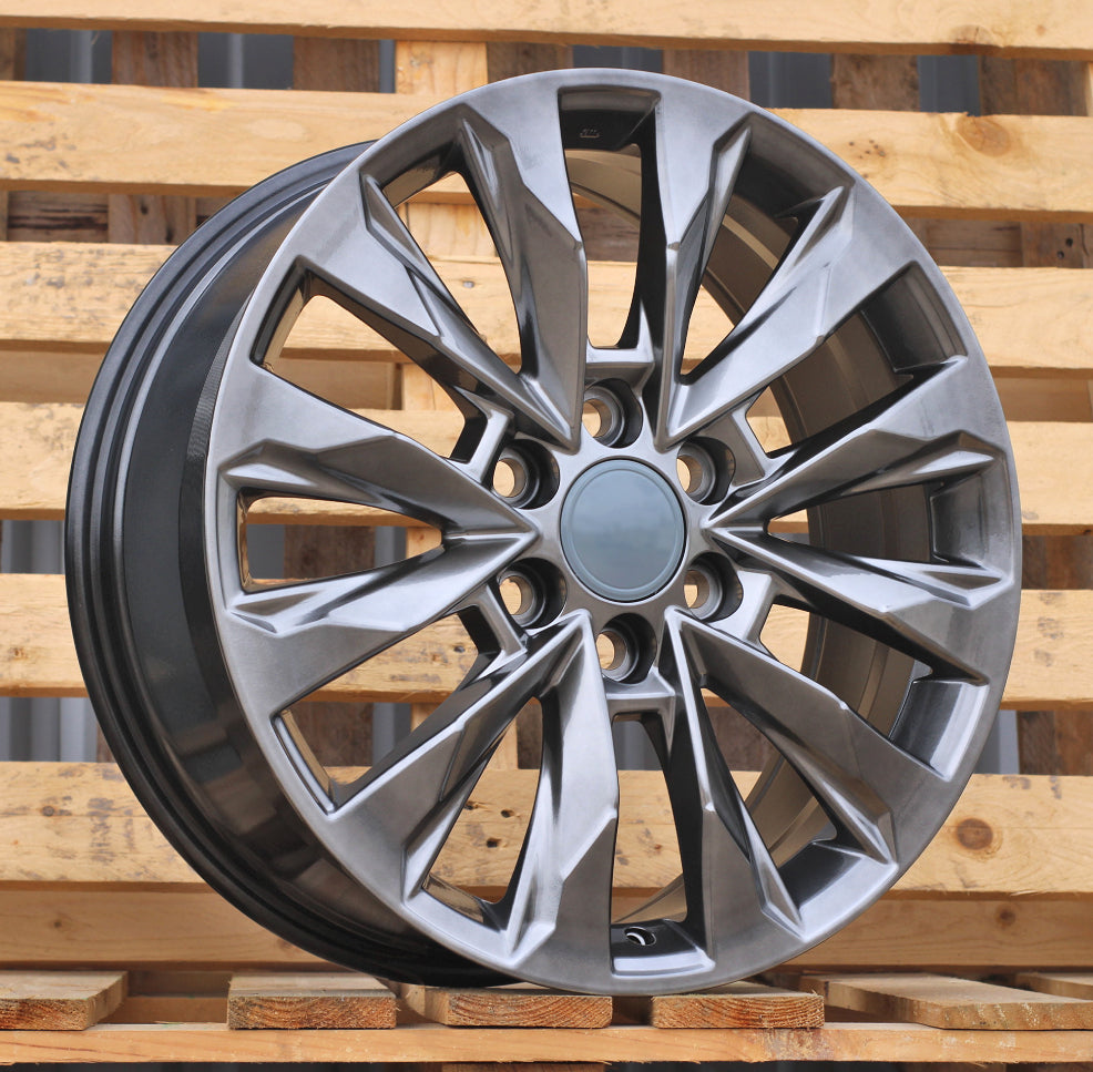 Alu kola pro Toyota Y0185 8x18 6x139.7 ET25 106.1 Black Polished