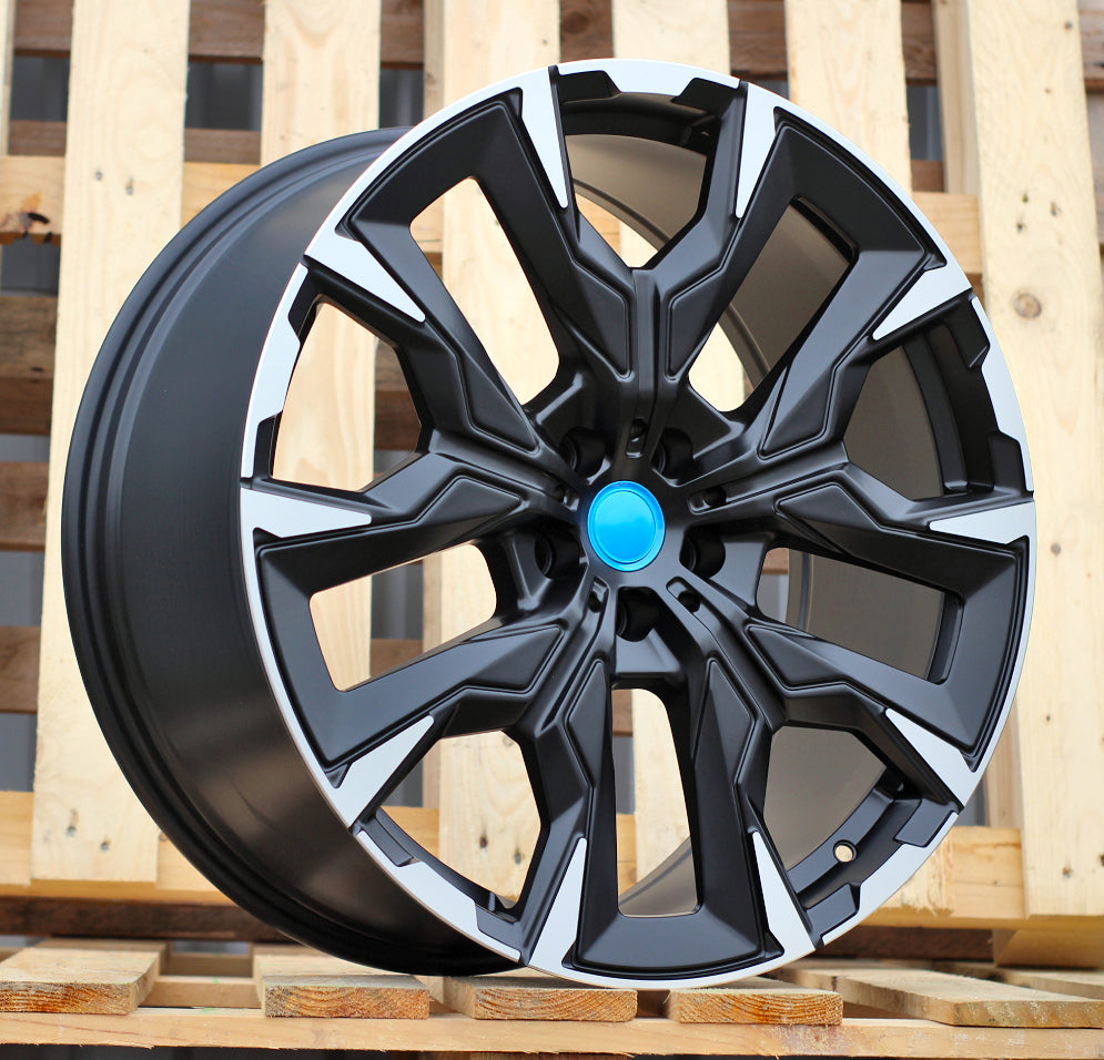 Alu kola pro BMW 3S1349 8.5x21 5x112 ET30 66.6 Black Polished Half Matt